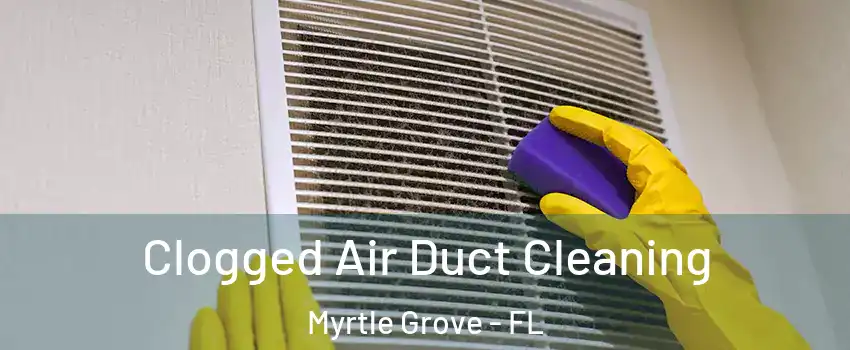  Clogged Air Duct Cleaning Myrtle Grove - FL